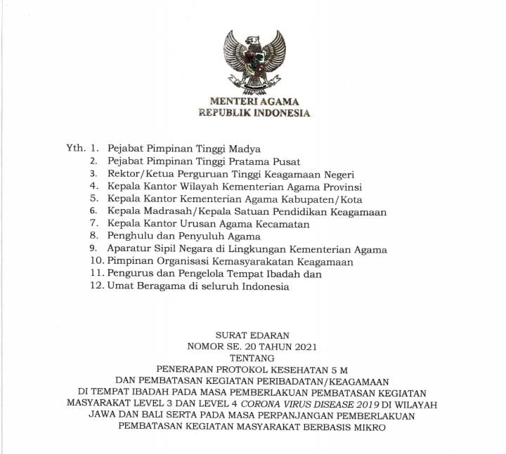 Ikuti PPKM Level 4, BDK Palembang Kembali Terapkan WFH-WFO